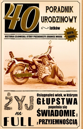 Attēls no AB Card Karnet 40 Urodziny AB U10