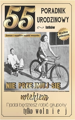 Attēls no AB Card Karnet 55 Urodziny "Nie przejmuj si wiekiem..." U72