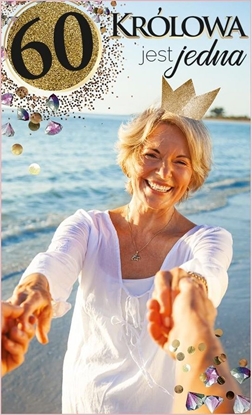 Attēls no AB Card Karnet 60 Urodziny - Królowa jest jedna - DH04