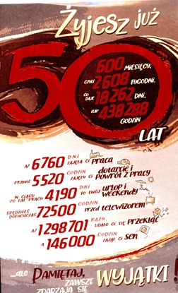 Attēls no AB Card Karnet 60 Urodziny AB U55