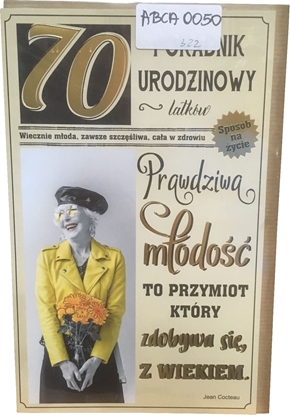 Attēls no AB Card Karnet 70 Urodziny AB U57