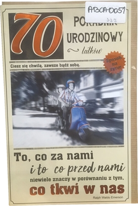 Attēls no AB Card Karnet 70 Urodziny AB U58