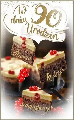 Attēls no AB Card KARNET AB+ 90 URODZINY PS28