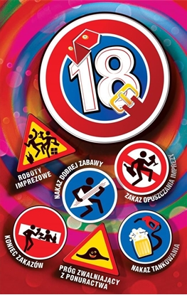 Attēls no AB Card Kartka okolicznociowa Urodziny 18 US05