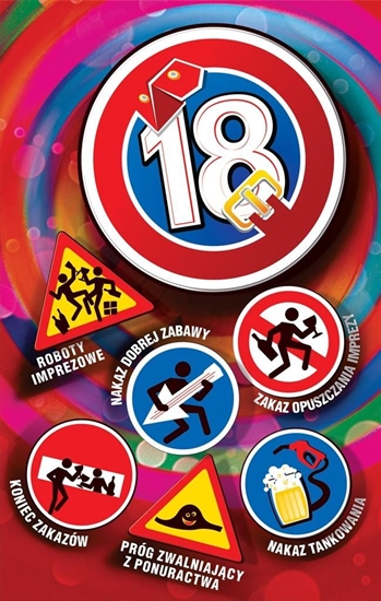 Изображение AB Card Kartka okolicznociowa Urodziny 18 US05