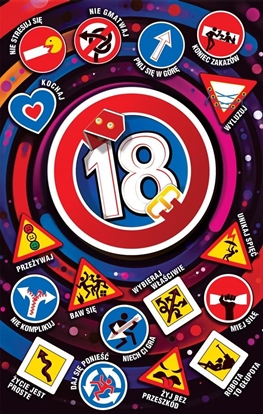 Attēls no AB Card Kartka okolicznociowa Urodziny 18 US08