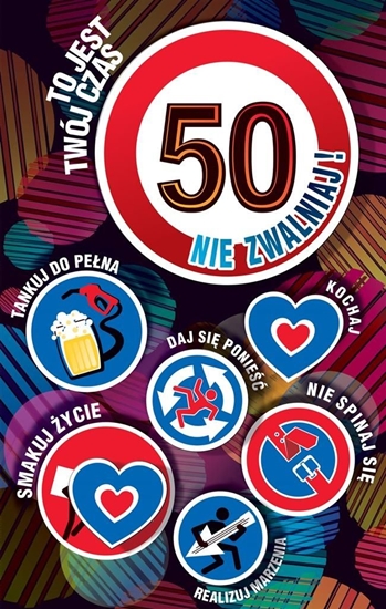 Изображение AB Card Kartka okolicznociowa Urodziny 50 US03