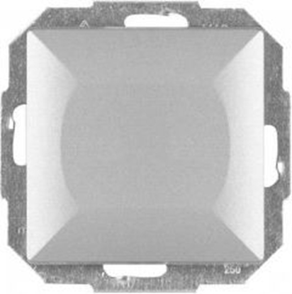 Picture of Abex cznik 1-biegunow p/t 10A, 250V, srebrny OPAL/PERA (WP-1P MOD. SREBRO)