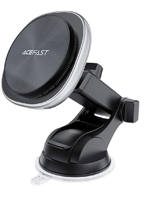 Изображение Acefast Uchwyt magnetyczny Acefast D42 z adowark bezprzewodow na desk rozdzielcz kompatybilny z MagSafe - czarny