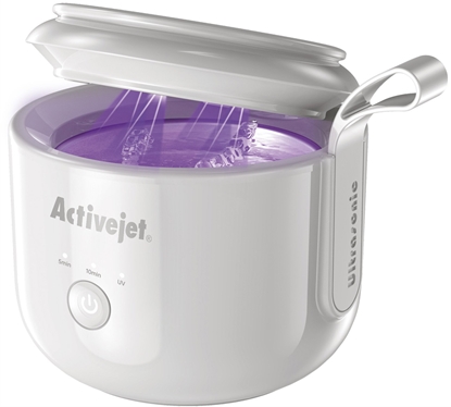 Picture of Activejet Activejet Myjka ultradwikowa UV akumulatorowa USB AUC-198 biaa