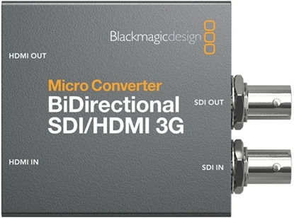 Изображение Adapter AV Blackmagic Blackmagic Design CONVBDC/SDI/HDMI03G, Active video converter, Silver, 720p, 1080i, 1080p, 2560p, YUV, SDI/HDMI, SDI/HDMI