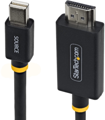 Attēls no Adapter AV StarTech STARTECH.COM 2m Mini DisplayPort do HDMI kabel adapter 4K 60Hz z HBR3 HDCP 2.3 i DPCP MDP do HDMI 2.0 kabel aktywny konwerter wideo
