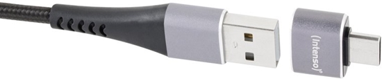 Picture of Adapter USB Intenso C480A USB-A - USB-C Szary  (7600013)