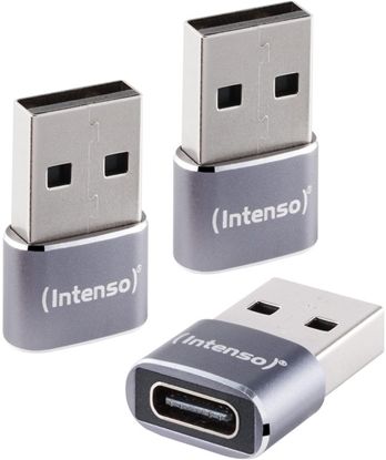 Picture of Adapter USB Intenso USB-A - USB-C Szary  (7600113)