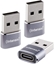 Attēls no Adapter USB Intenso USB-A - USB-C Szary  (7600113)