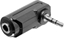 Изображение Adapteris Audio Stereo jack 2.5mm M > 3.5mm 3pin F, 90