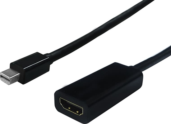 Picture of Adapteris miniDP M > HDMI F, v1.2, melns,