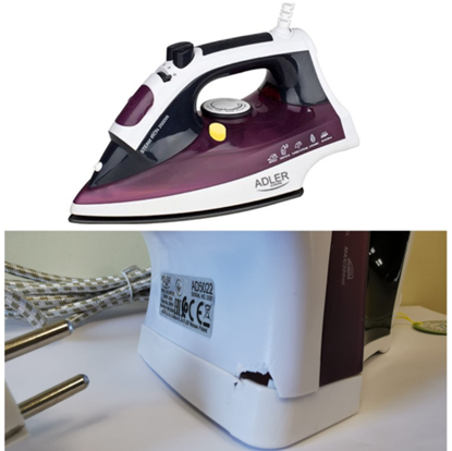 Attēls no Adler AD 5022 Iron steel 3000W (Visual defects, Damaged packaging)