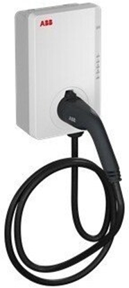 Изображение adowarka ABB Stacja adowania ABB Terra AC W22-G5-R-C-V2-0 wallbox Typ 2, 22kW, przewód 5m, zasilanie z 3 faz/32A, Bluetooth, Wi-Fi, Ethernet