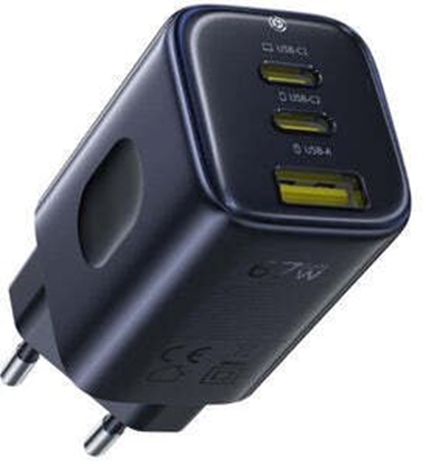 Attēls no adowarka Baseus adowarka cienna PicoGo AE11 67W USB-A + 2xUSB-C QC PD czarny