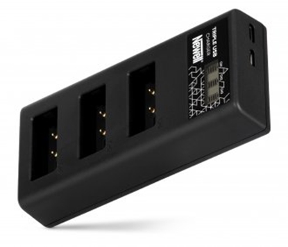 Attēls no adowarka do aparatu Eneride adowarka trzykanaowa Newell CD-USB-C do akumulatorów LP-E17 do Canon