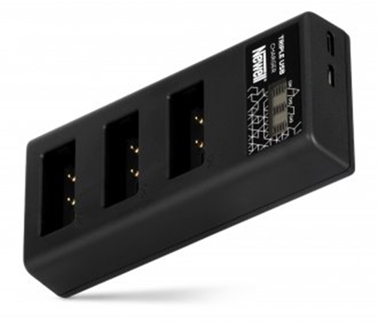 Picture of adowarka do aparatu Eneride adowarka trzykanaowa Newell CD-USB-C do akumulatorów LP-E17 do Canon