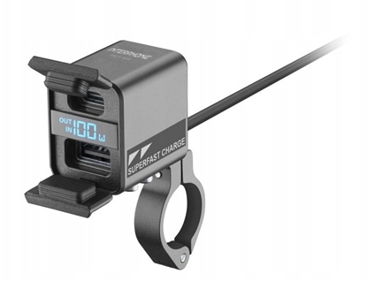 Attēls no adowarka do telefonu - USB-C, USB-A z adowaniem akumulatora motocykla