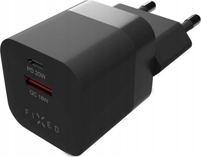 Attēls no adowarka Fixed adowarka sieciowa USB-A, USB-C, Fixed, 20 W
