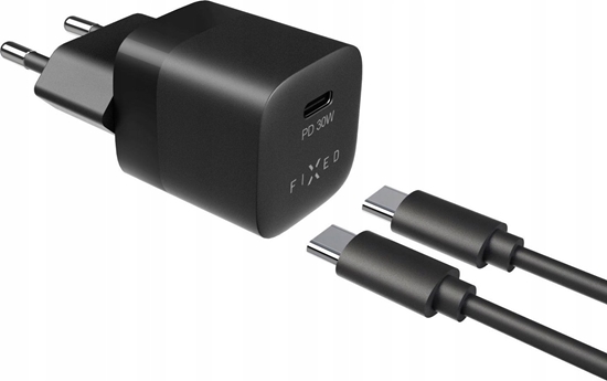 Изображение adowarka Fixed adowarka sieciowa USB-C + kabel USB-C Fixed, 30 W