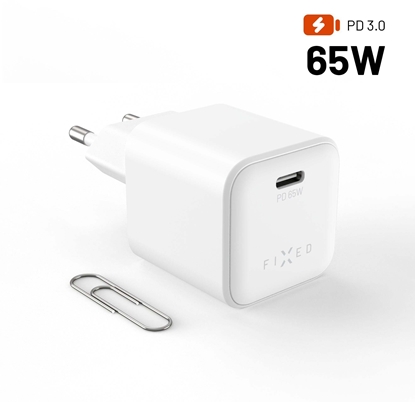 Attēls no adowarka Fixed Mini 1x USB-C 3.25 A (FIXCG65M-C-WH)