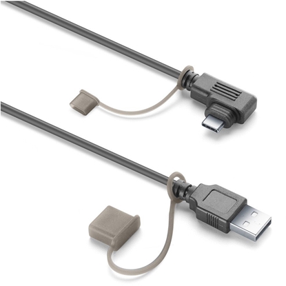 Attēls no adowarka Interphone kabel zasilajcy pro Ridesync 5,5" USB-C / USB-A