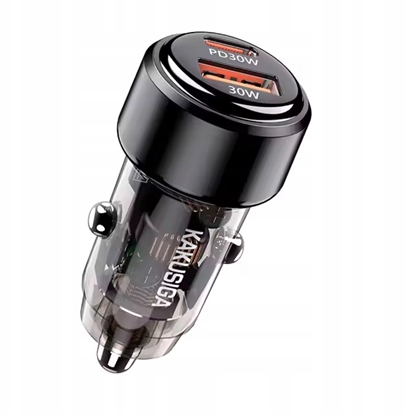 Изображение adowarka Kaku KSC-1175 Dual port 60W Car charger USB + Type-C