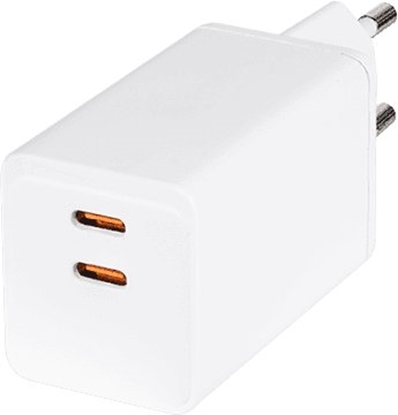 Picture of adowarka LogiLink Dual-USB adowarka podróna GaN 65 W USB-C USB-A