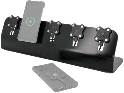 Attēls no adowarka Mobilis Mobilis 020010 adowarka do urzdze przenonych HDD, Komputer przenony, Smartfon Czarny Prd przemienny, USB Bezprzewodowe adowanie Szybkie adowanie Wewntrzna