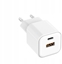Picture of adowarka Setty adowarka sieciowa USB-A + USB-C 20W LSGaN-AC-200 biaa