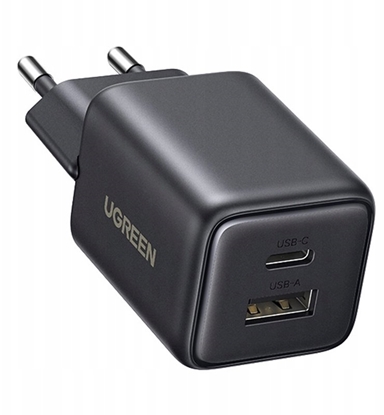 Attēls no adowarka Ugreen adowarka sieciowa Ugreen X514 USB + USB-C, GaN, 20W (czarna)