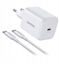 Attēls no adowarka Ugreen adowarka sieciowa Ugreen X524 USB-C, GaN, 45W + kabel 1m (biaa)