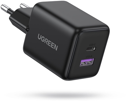 Attēls no adowarka Ugreen Ugreen 65014 adowarka do urzdze przenonych Zestaw suchawkowy, Telefon komórkowy, Smartfon, Tablet, Telefon Prd przemienny Szybkie adowanie