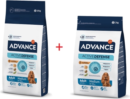 Picture of Advance Adv dog medium adult 18kg+Adv dog medium adult 3kg
