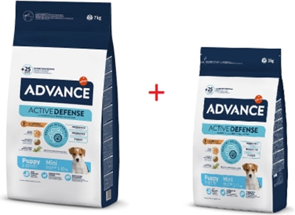 Picture of Advance dog mini puppy protect 7kg + Adv dog mini puppy 3,0kg