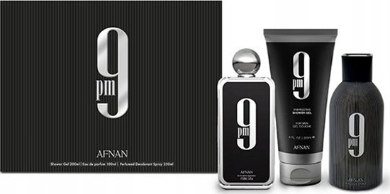 Picture of Afnan Afnan 21:00 Dárková sada EDP 100 ml, sprchový gel 200 ml a deospray 250 ml - 100 ml