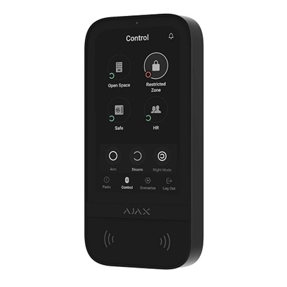 Attēls no Ajax Wireless keypad with touch screen (Black)