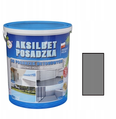 Изображение AKSIL AKSILBET FARBA DO POSADZKI POPIELATY RAL 7037 5L