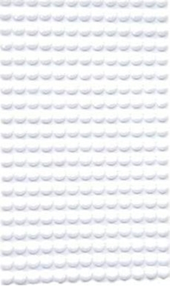 Изображение Akson Krysztaki jednokolorowe samoprzylepne 260 szt biae uniw