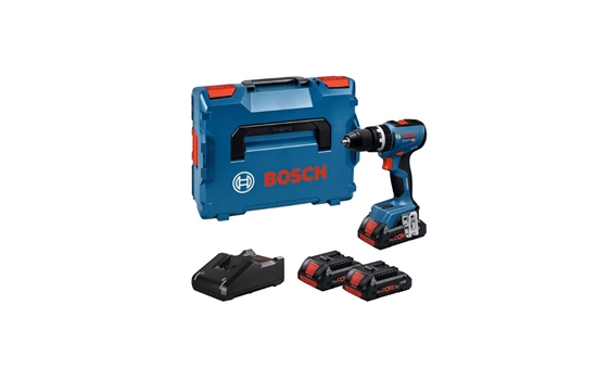 Picture of Akumulatora triecienurbjmašīna-skrūvgriezis Bosch GSB 18V-65 Professional; 18 V; 2x4,0 Ah akum. + L-Boxx