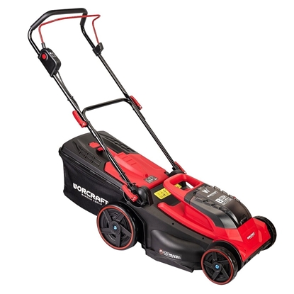Attēls no Akumulatora zāles pļāvējs Worcraft CLMS40LiBL; 2x20 V; 2x4,0 Ah akum.