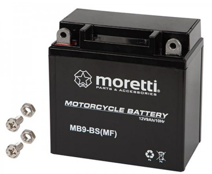 Attēls no Akumulators MOTO 12V 9Ah mb9L-BS moretti