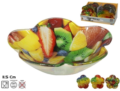 Picture of Allesken Szklana miska 3 dizaini 3 x 11 5 x 11 5 cm KITCHEN&GO 8445393278889 (8445393278889)
