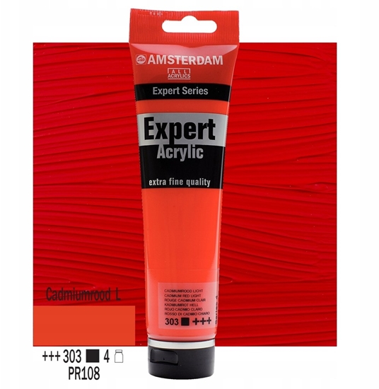 Picture of Amsterdam Amsterdam Expert Series Acrylic Tube Cadmium Red Light 303