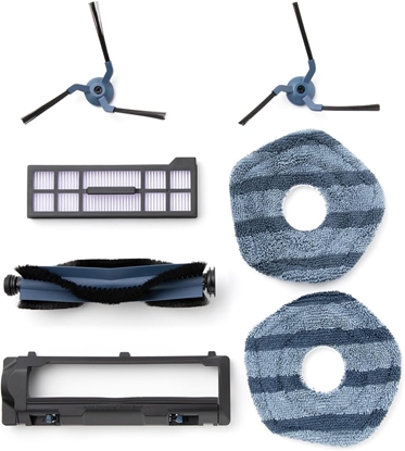Picture of Anker Eufy | Replacement Parts Kit for Eufy C20 Omni Robot Vacuum, Roller Brush with Bristles and Rubber, Brush Guard, 2 Side Brushes, Washable Filter, and 2 Mop Cloths